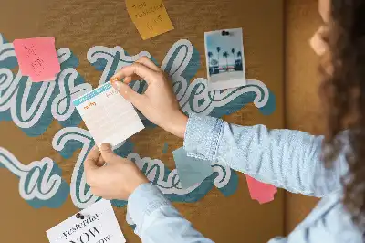 Printed Let's Go on a Trip Cork Board