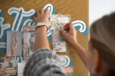 Printed Let's Go on a Trip Cork Board