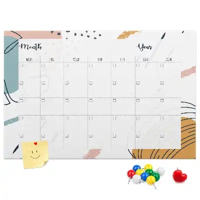 Cork memo board Business organizer