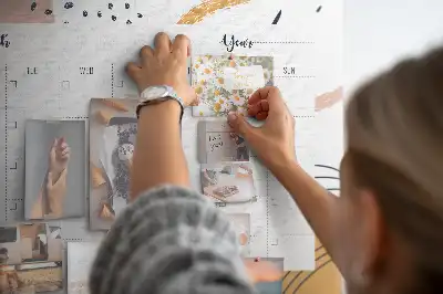 Cork memo board Business organizer