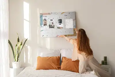 Cork memo board Business organizer