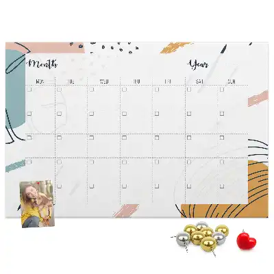 Cork memo board Business organizer