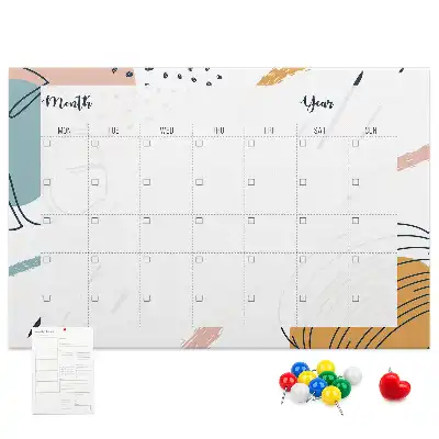 Cork memo board Business organizer