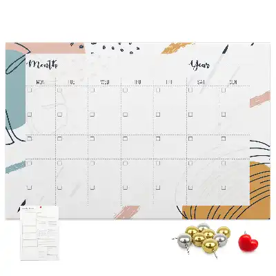 Cork memo board Business organizer