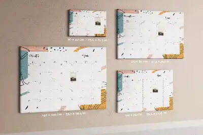 Cork memo board Business organizer