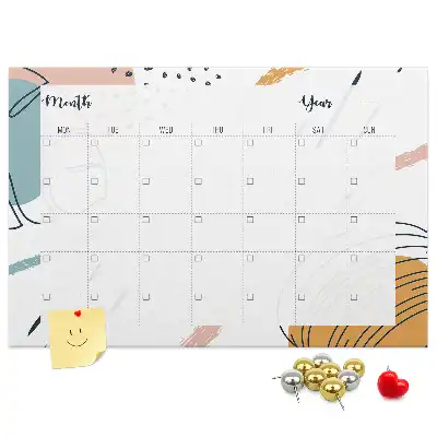 Cork memo board Business organizer