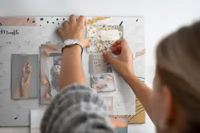 Cork memo board Business organizer