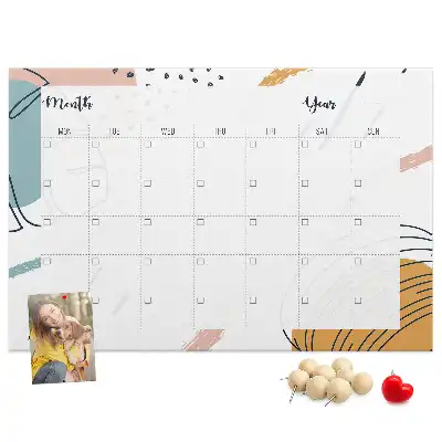 Cork memo board Business organizer