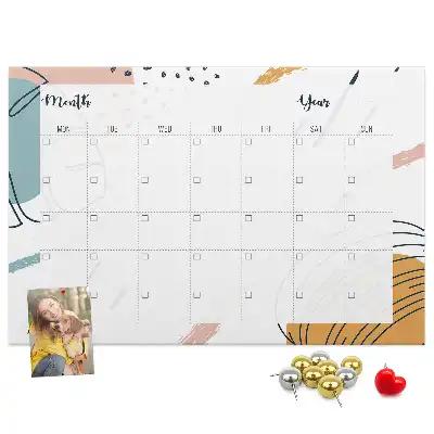 Cork memo board Business organizer