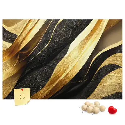 Elegant Abstraction Printed Cork Memo Board