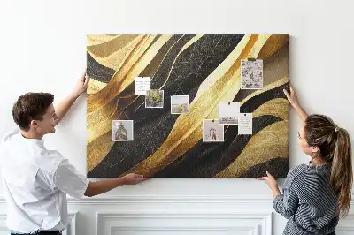 Elegant Abstraction Printed Cork Memo Board