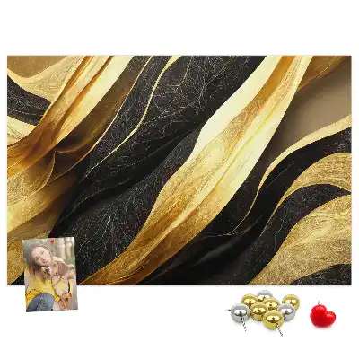 Elegant Abstraction Printed Cork Memo Board