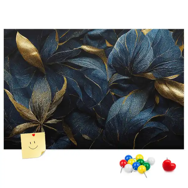 Decorative Floral Printed Cork Board