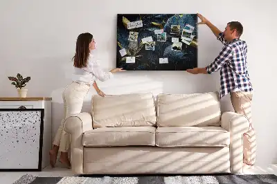 Decorative Floral Printed Cork Board