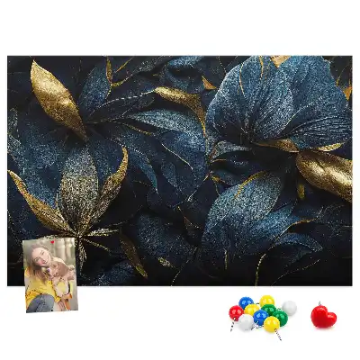 Decorative Floral Printed Cork Board