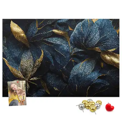 Decorative Floral Printed Cork Board