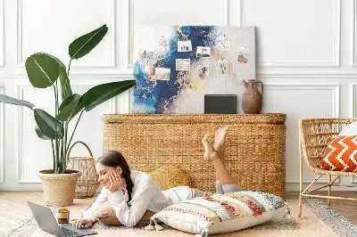Marble Pattern Printed Cork Board