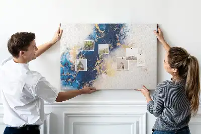 Marble Pattern Printed Cork Board