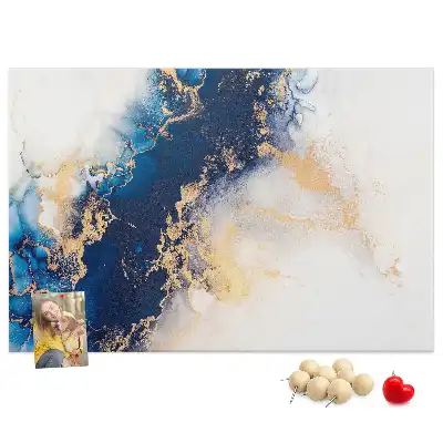 Marble Pattern Printed Cork Board