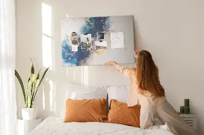 Marble Pattern Printed Cork Board