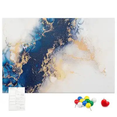 Marble Pattern Printed Cork Board