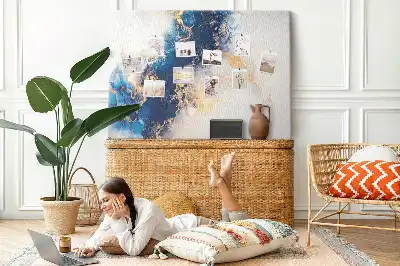 Marble Pattern Printed Cork Board