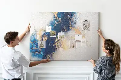Marble Pattern Printed Cork Board