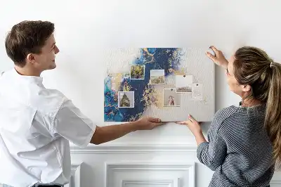 Marble Pattern Printed Cork Board