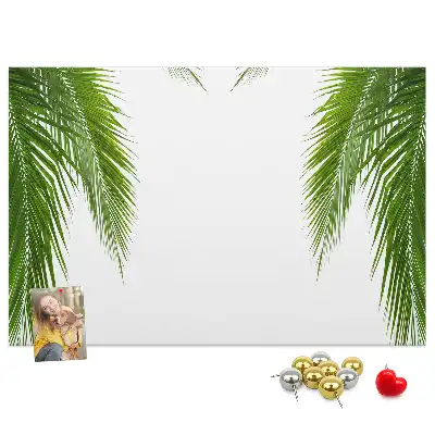 Palm leaf nature cork memo board