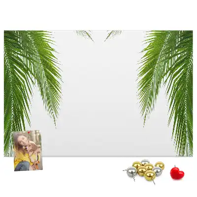 Palm leaf nature cork memo board