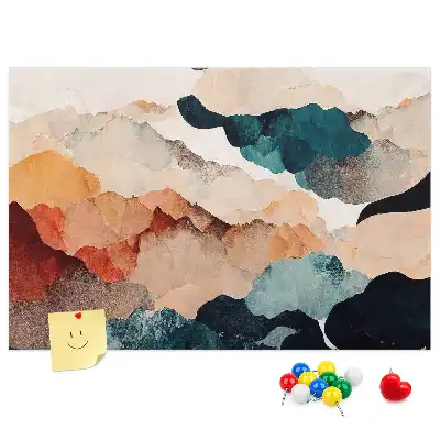 Printed Cork Board Landscape art