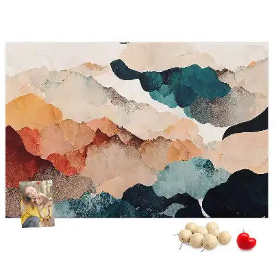 Printed Cork Board Landscape art