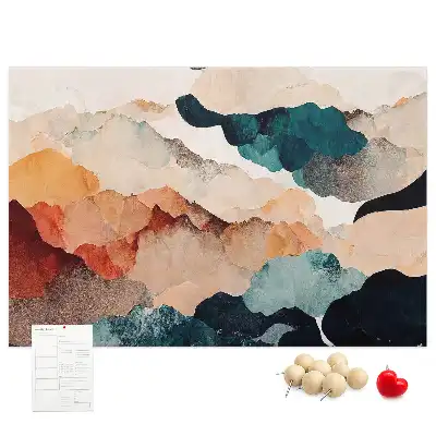 Landscape Art Printed Cork Board