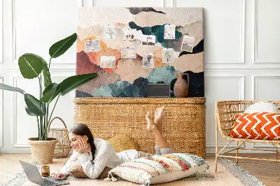 Landscape Art Printed Cork Board