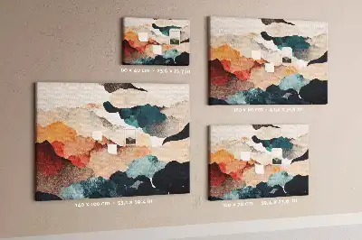 Printed Cork Board Landscape art