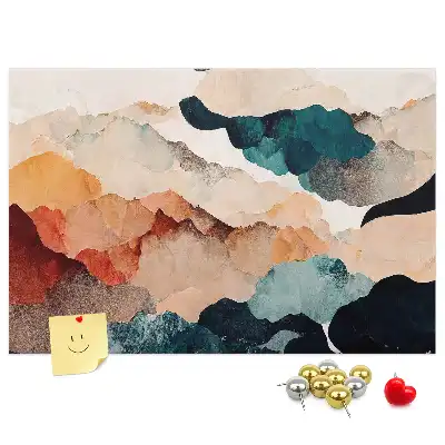 Printed Cork Board Landscape art