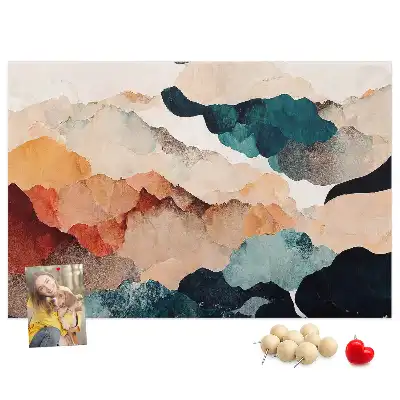 Printed Cork Board Landscape art