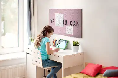 Yes You Can Printed Cork Board