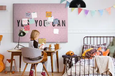 Printed Cork Board Yes You Can