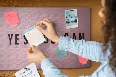 Yes You Can Printed Cork Board