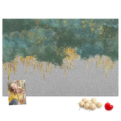Decorative Pattern Cork Memo Board