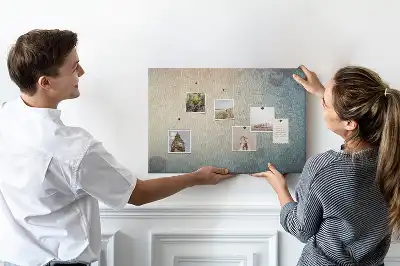 Vintage Crime Themed Printed Cork Board