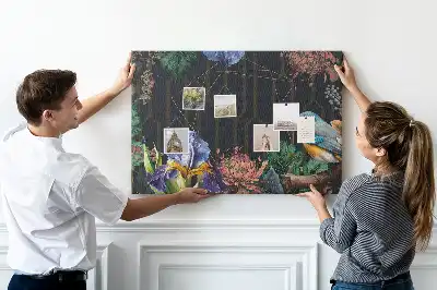 Printed Cork Memo Board Nature frame
