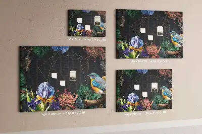 Printed Cork Memo Board Nature frame