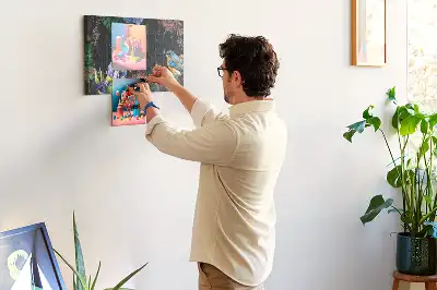 Printed Cork Memo Board with Nature Frame