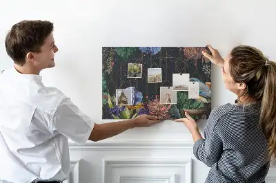 Printed Cork Memo Board Nature frame