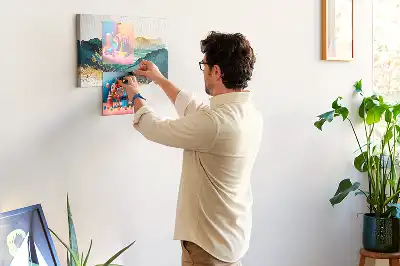Printed Cork Board Mountain landscape