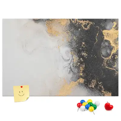Marble Art Printed Cork Board