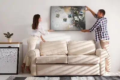 Marble Art Printed Cork Board
