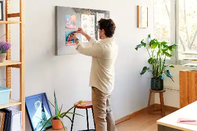 Marble Art Printed Cork Board